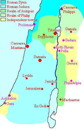 Map of Israel